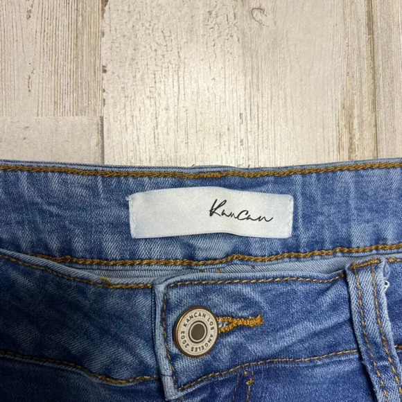 Kancan Women's High Rise Ankle Blue Denim Jeans Size 32 - Picture 2 of 5